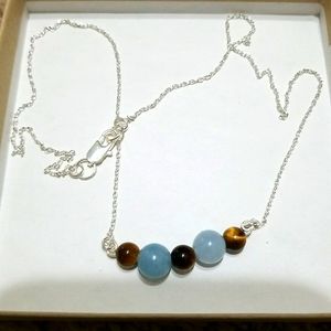 Turquoise +tiger's eye